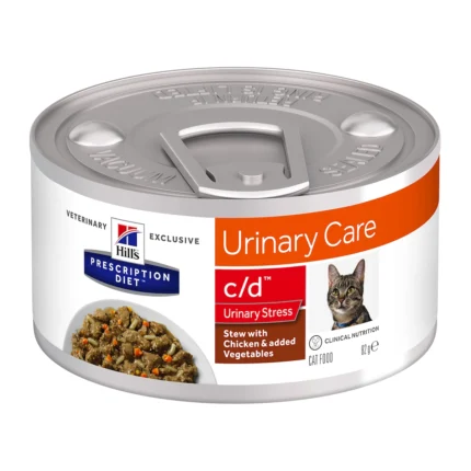 Hill's Prescription Diet Urinary Care c/d Urinary Stress Κοτόπουλο - Λαχανικά 82gr
